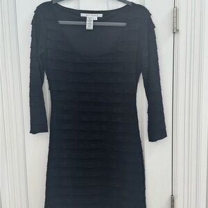 Max Studio Black Long Sleeve Dress
